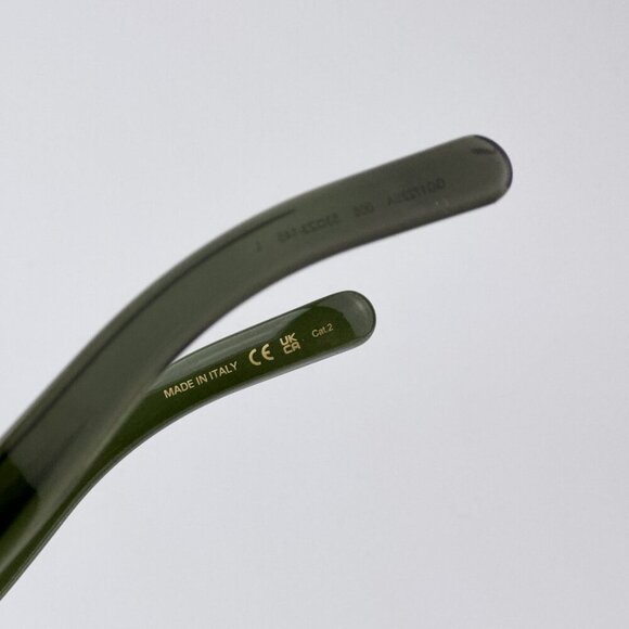Gucci GG1722SA 005 BRAND NEW Sunglasses Transparent Dark Green Smoke Grey Unisex - Picture 8 of 10